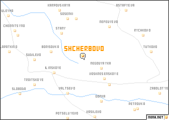 map of Shcherbovo