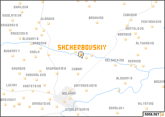 map of Shcherbovskiy