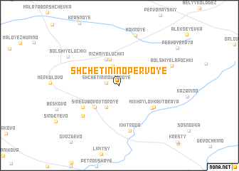 map of Shchetinino Pervoye