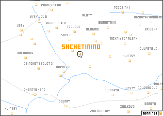 map of Shchetinino