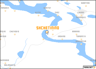 map of Shchetinino