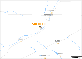 map of Shchetinin