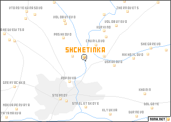 map of Shchetinka