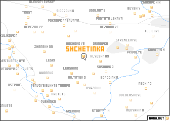 map of Shchetinka