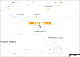 map of Shchetinovka