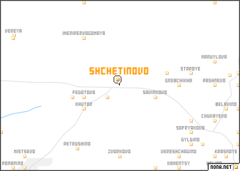 map of Shchetinovo