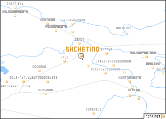 map of Shchetino