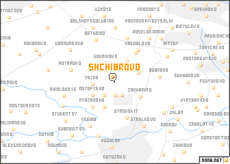 map of Shchibrovo