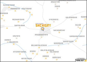 map of Shchigry