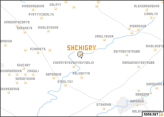 map of Shchigry