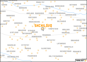 map of Shchilovo