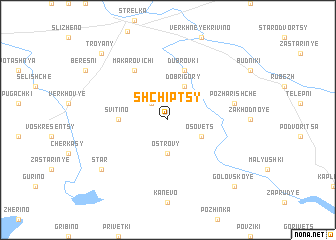 map of Shchiptsy