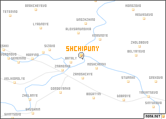 map of Shchipuny