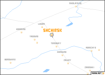 map of Shchirsk