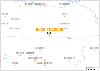 map of Shchitkovichi