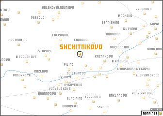 map of Shchitnikovo