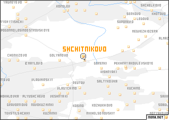 map of Shchitnikovo