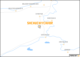 map of Shchuchiy Chvor