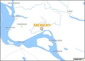 map of Shchuchiy