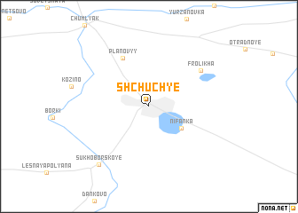 map of Shchuch\