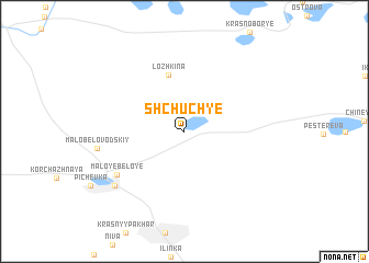 map of Shchuch\