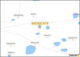 map of Shchuch\