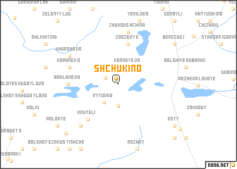 map of Shchukino