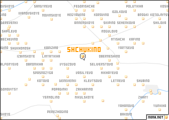 map of Shchukino