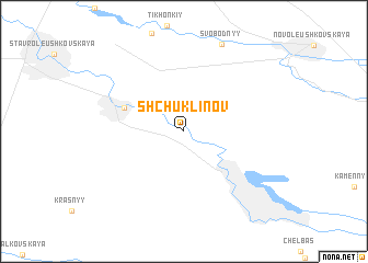 map of (( Shchuklinov ))