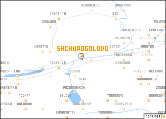 map of Shchupogolovo