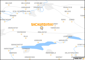 map of Shchurovniki