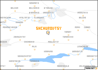 map of Shchurovtsy