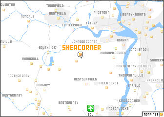 map of Shea Corner