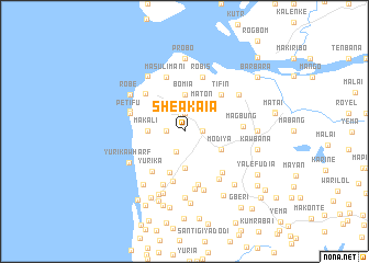 map of Sheakaia