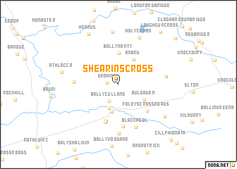 map of Shearins Cross