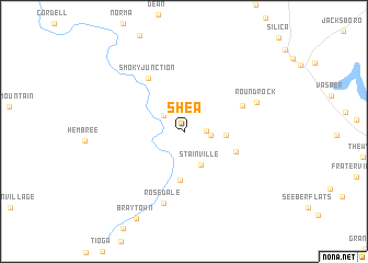 map of Shea