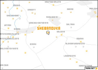 map of Shebanovka