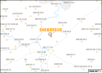 map of Shebanovo