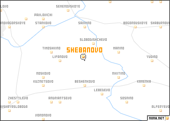 map of Shebanovo