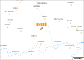 map of Shebei