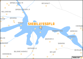 map of Shebīlū-ye Soflá