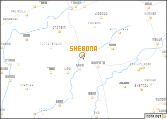 map of Shebona