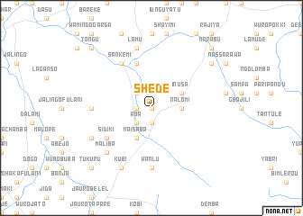 map of Shede