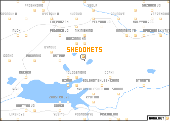 map of Shedomets