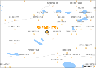 map of Shedomitsy