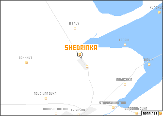 map of Shedrinka