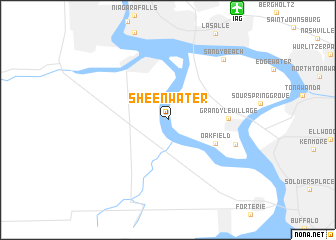 map of Sheenwater