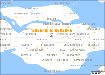 map of ʼs-Heer-Arendskerke