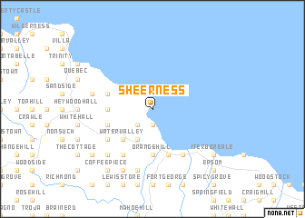 map of Sheerness