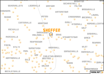 map of Sheffer